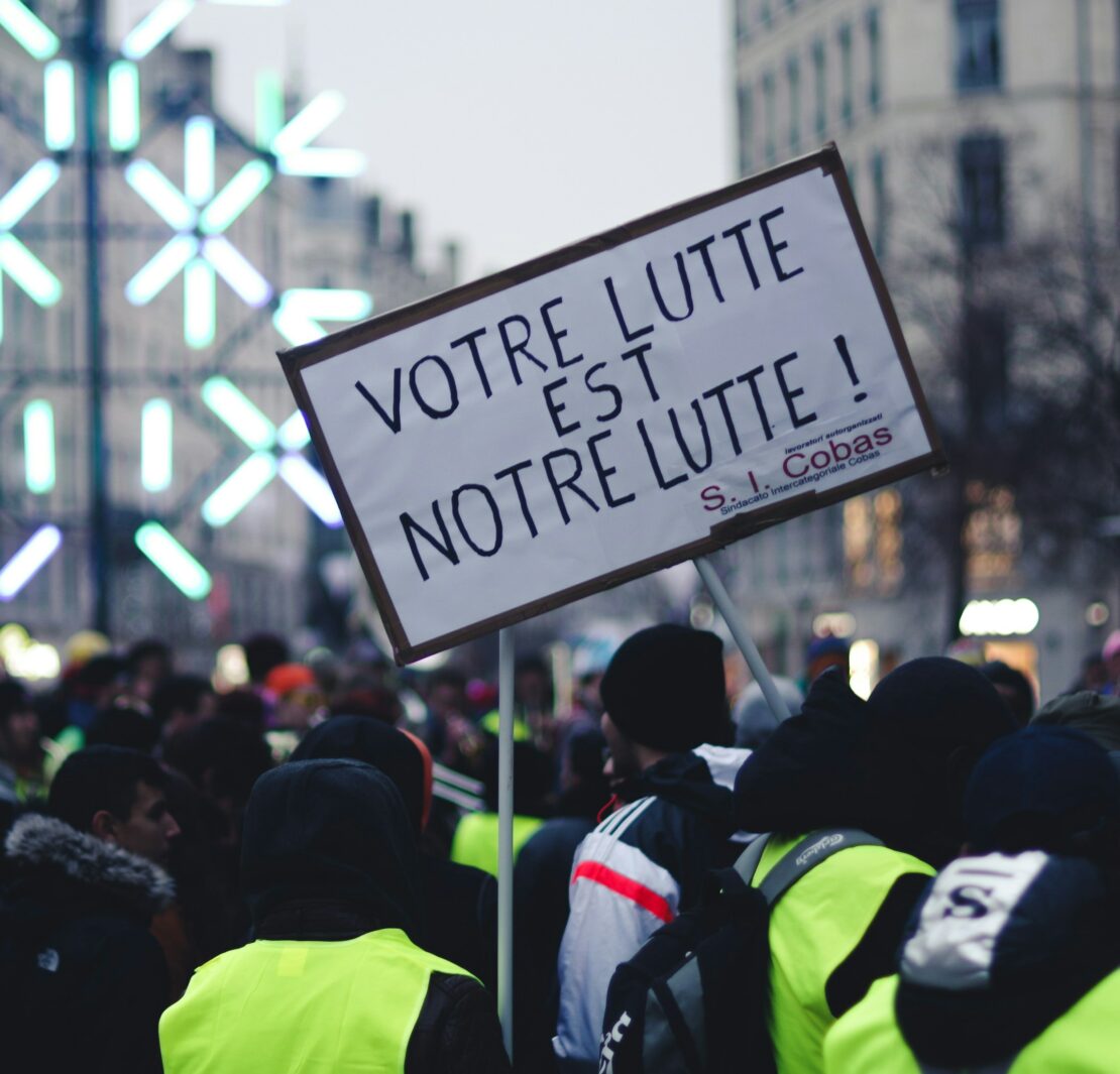 Manifestation de Gilets jaunes à Lyon décembre 2018