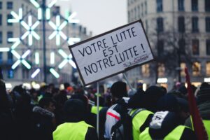 Manifestation de Gilets jaunes à Lyon décembre 2018