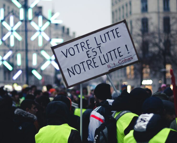 Manifestation de Gilets jaunes à Lyon décembre 2018